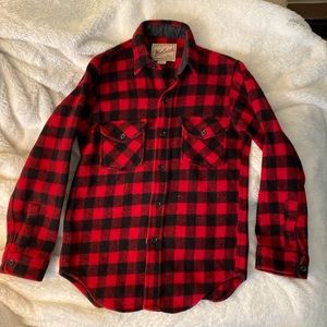 Woolrich vintage buffalo plaid wool LS shirt